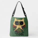 Personalized Hippy Owl Boho Bohemian Bird Custom Crossbody Bag at Zazzle