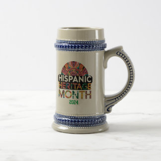 Personalized Hispanic Heritage Month Beer Glasses Beer Stein