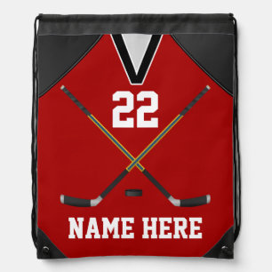 Personalized Hockey Backpacks Your COLORS and TEXT