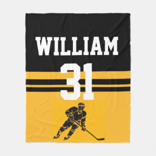Personalized Hockey Blanket