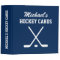 Personalized hockey card binder for collectors