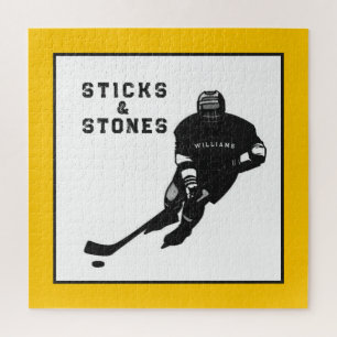 Personalized Hockey Jigsaw Puzzle