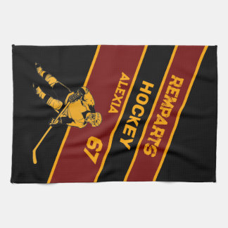 Personalized Hockey Kitchen Towel