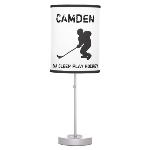 Personalized Hockey Lamp