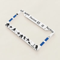 Personalized Hockey License Plate Frame