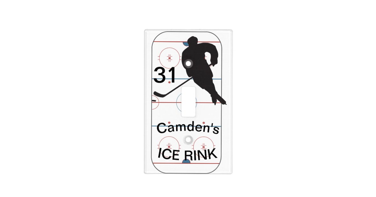 Personalized Hockey Light Switch Cover Zazzle
