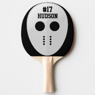 Personalized Hockey Mask Ping Pong Paddle