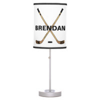 Personalized Hockey Name Custom Desk Lamp