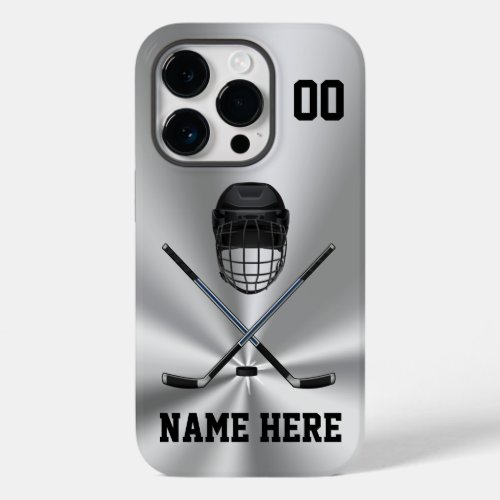 Personalized Hockey Phone Cases New to Older Case_Mate iPhone 14 Pro Case