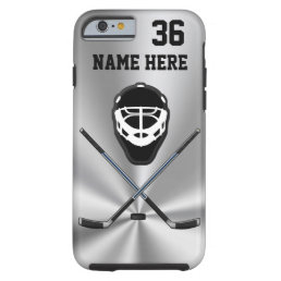 Personalized Hockey Phone Cases Your NUMBER, NAME