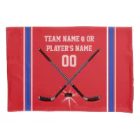 Personalized Hockey Players Pillowcases with their Name and Number – The  Photo Gift