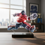 Personalized Hockey Player Acrylic Photo Statuette<br><div class="desc">Showcase the Action | Turn your hockey memories into a captivating keepsake with our custom acrylic photo statuette. Perfect for players, parents, and fans, this unique product highlights the dynamic energy of your favorite player. Simply remove the background of your chosen photo using free online tools to isolate the player....</div>