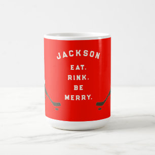 Personalized Hockey Player Gift Mug