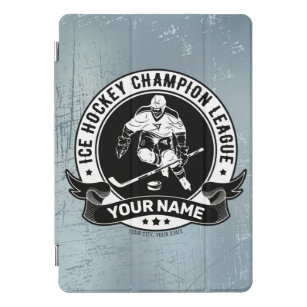 Personalized Hockey Player Ice Rink Team Athlete  iPad Pro Cover