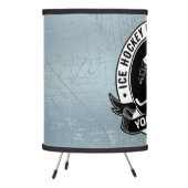 Personalized Hockey Player Ice Rink Team Athlete Tripod Lamp (Left)