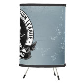 Personalized Hockey Player Ice Rink Team Athlete Tripod Lamp (Right)