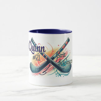 Personalized Hockey Player Mug