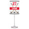 Personalized Hockey Player Name Number Red