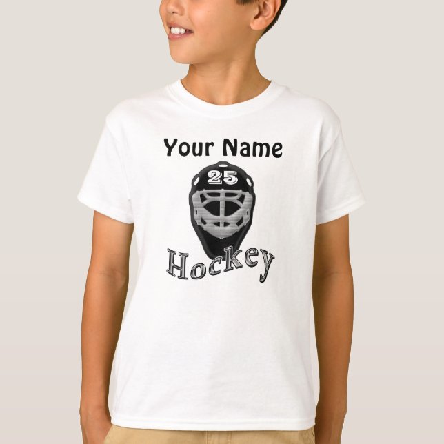 Personalized Hockey Shirts for Boys (Front)