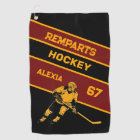 Personalized Hockey Skate Towel