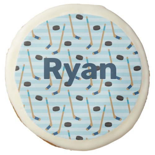 Personalized Hockey Sugar Cookies