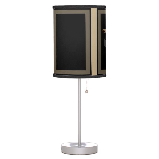 Personalized Hockey Table Lamp (Left)