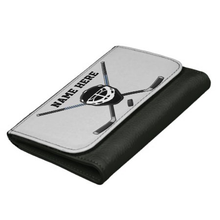 Personalized Hockey Wallet Leather Or Other Styles