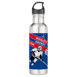 Personalized Hockey Water Bottle