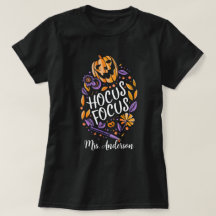 Personalized 'Hocus Focus' Teacher Halloween