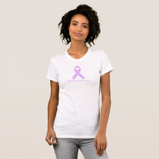 Personalized Hodgkin's Hodgkin's lymphoma Ribbon T-Shirt | Zazzle