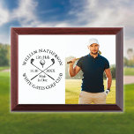 Personalized Hole in One Classic Photo Golfer Golf Award Plaque<br><div class="desc">Personalize the golfer's photo,  name,  location hole number and date to create a great keepsake to celebrate that fantastic hole in one golf award. Designed by Thisisnotme©</div>