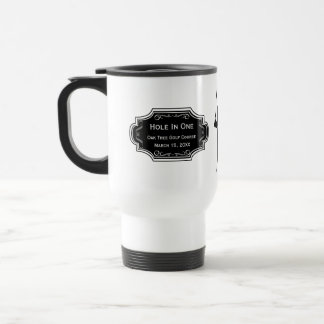 Personalized Hole In One Man Cave GOLFER'S Lodge Travel Mug