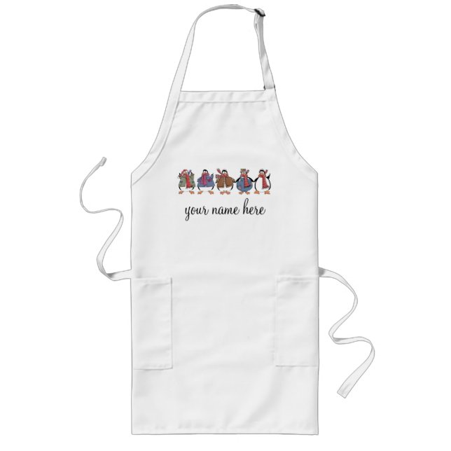 Personalized Holiday Baking Apron (Front)