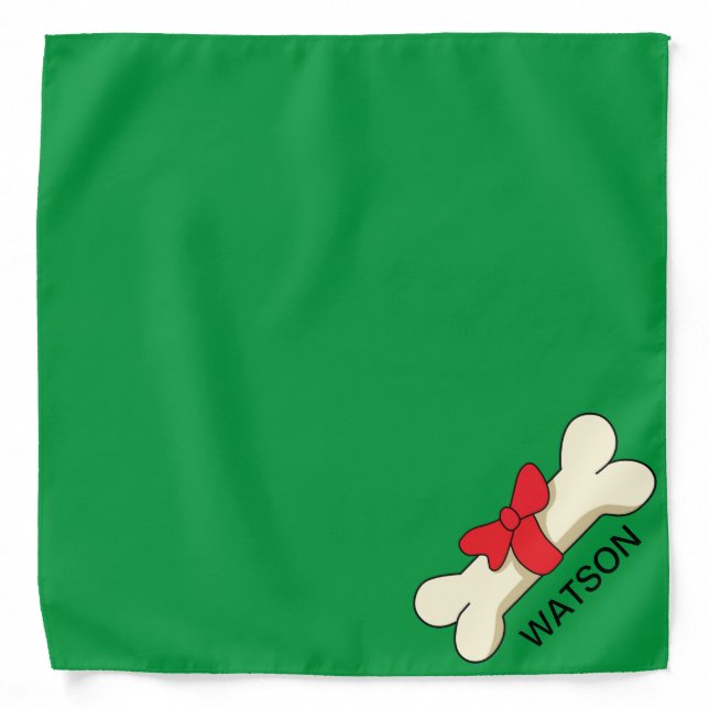 Personalized Holiday Bandana (Front)