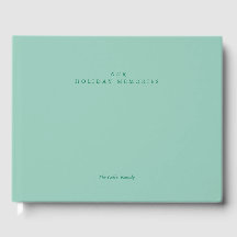 Personalized Holiday Card and Family Memory Book