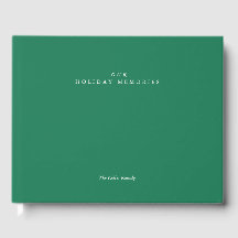 Personalized Holiday Card and Family Memory Book
