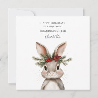 Personalized Holiday Card Granddaughter