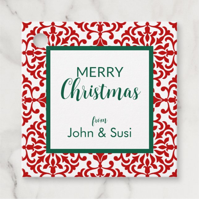Personalized Holiday Gift Tags (Front)