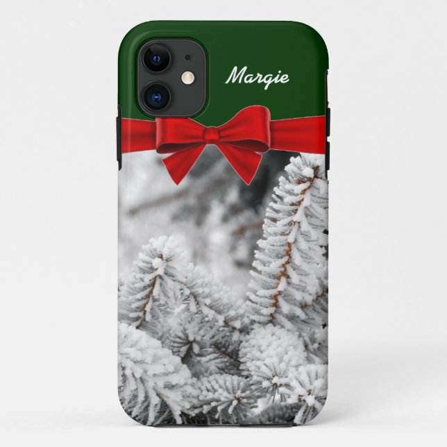 Personalized Holiday iPhone Case (Back)