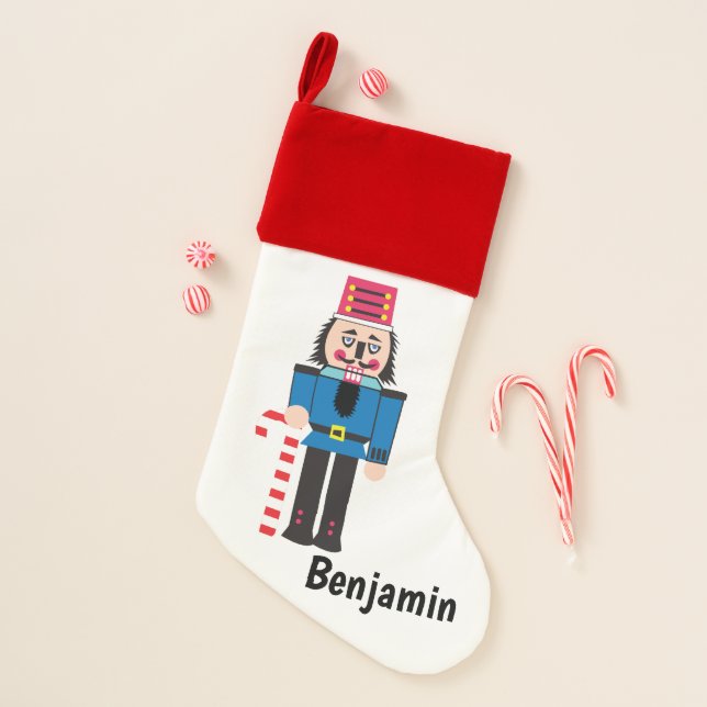 Personalized Holiday Nutcracker Christmas Stocking (Front)