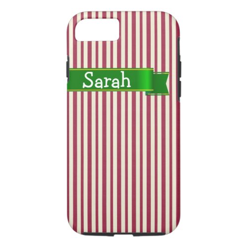 Personalized Holiday Package Design iPhone Case