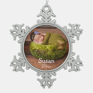 Personalized Holiday Photo Christmas Ornaments