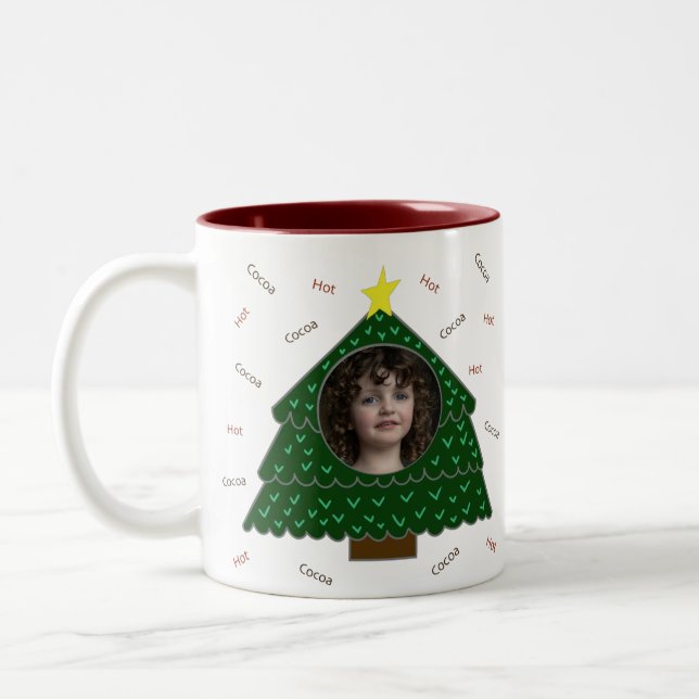 Personalized Holiday Photo Mug (Left)