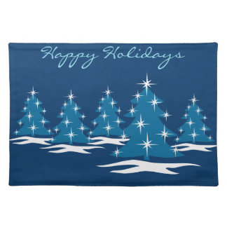 Personalized Holiday Place Mats Christmas Placemat