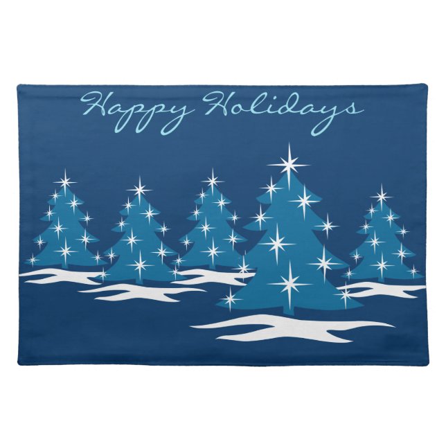 Personalized Holiday Place Mats Christmas Placemat (Front)