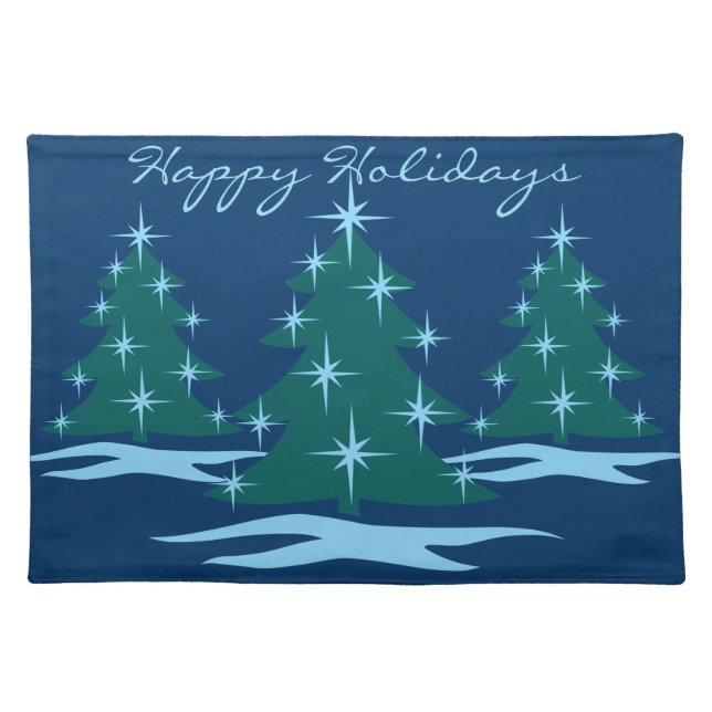 Personalized Holiday Place Mats Christmas Placemat (Front)