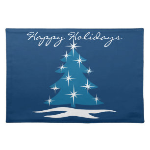 Personalized Holiday Place Mats Christmas Placemat
