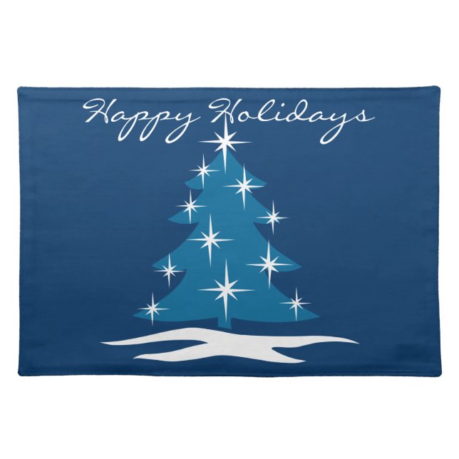 Personalized Holiday Place Mats Christmas Placemat (Front)