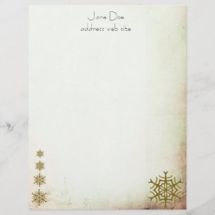 personalized Holiday stationary Letterhead