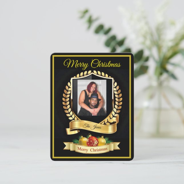 Personalized Holidays Greeting Cards (Standing Front)